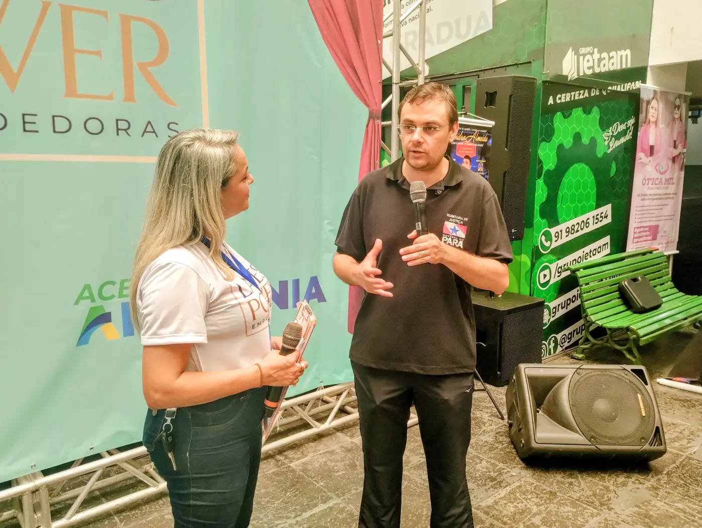 Evandro Garla, secretário de estado de Justiça