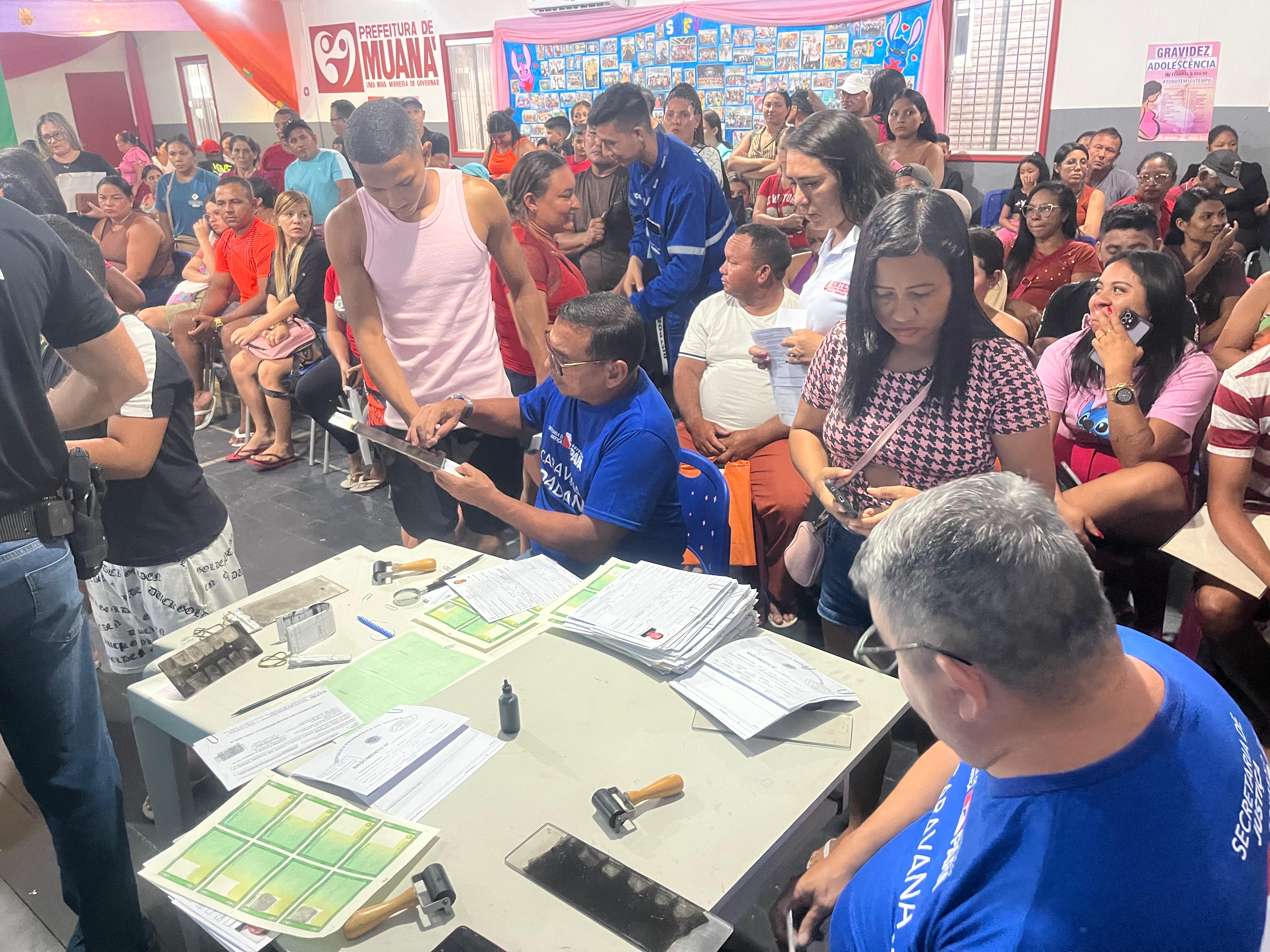 Ação da Seju em Muaná