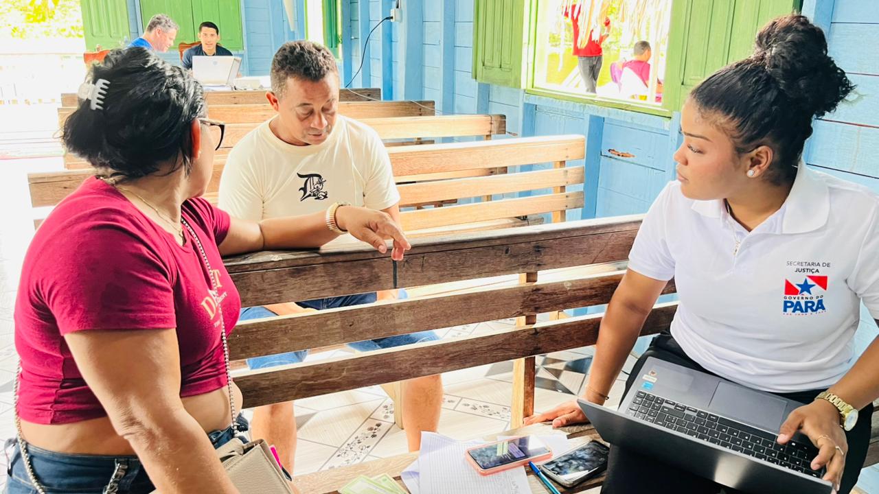 Ação da Seju no Marajó