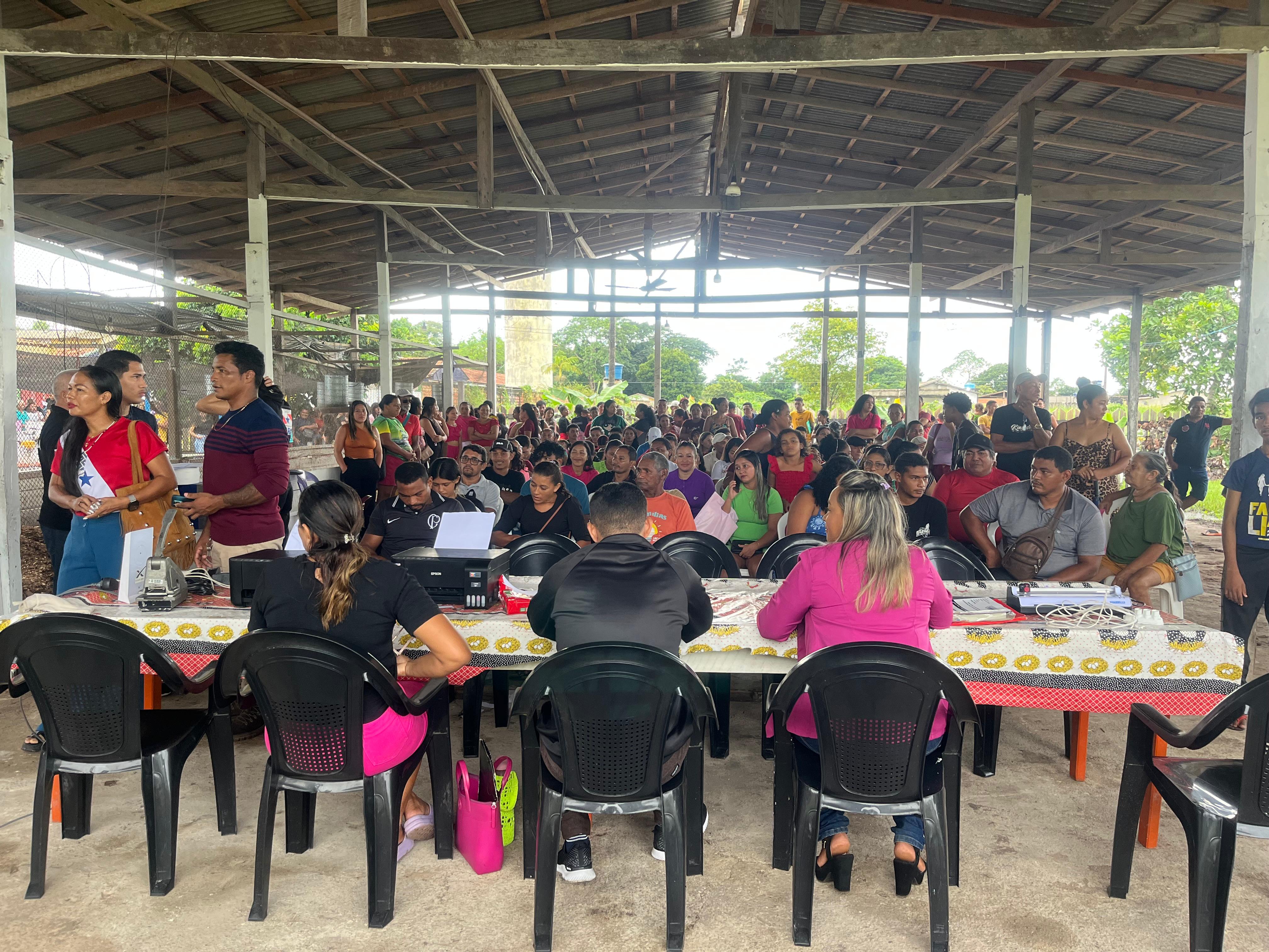 Ação da Seju no Marajó
