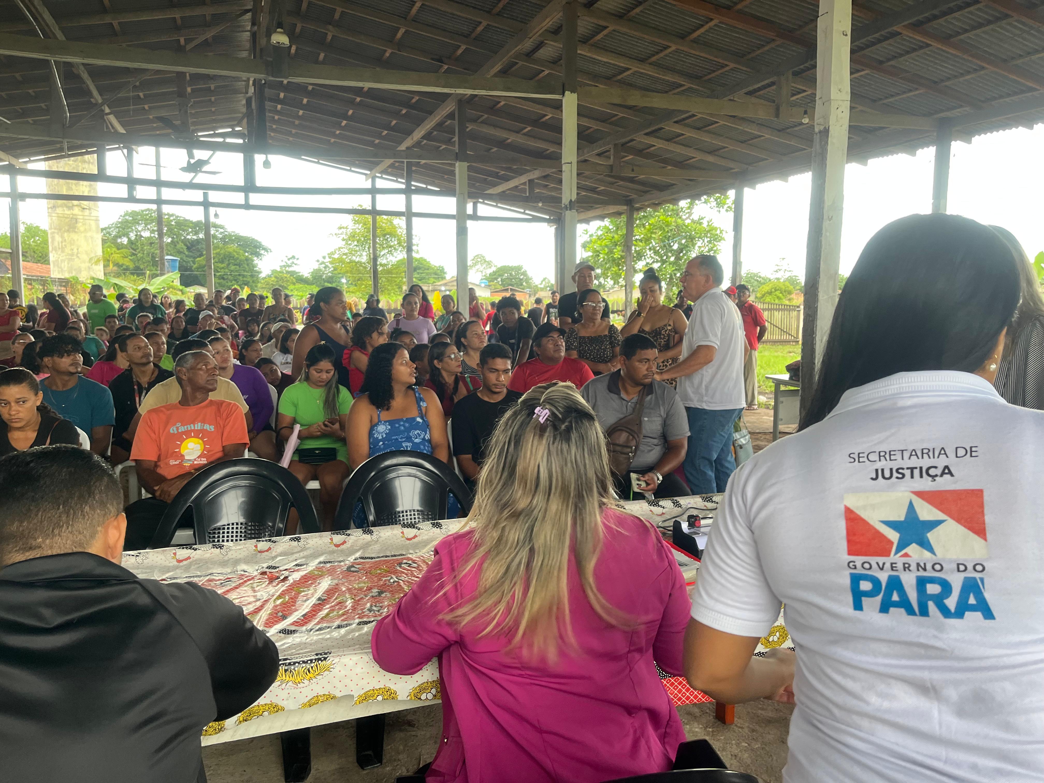 Ação da Seju no Marajó