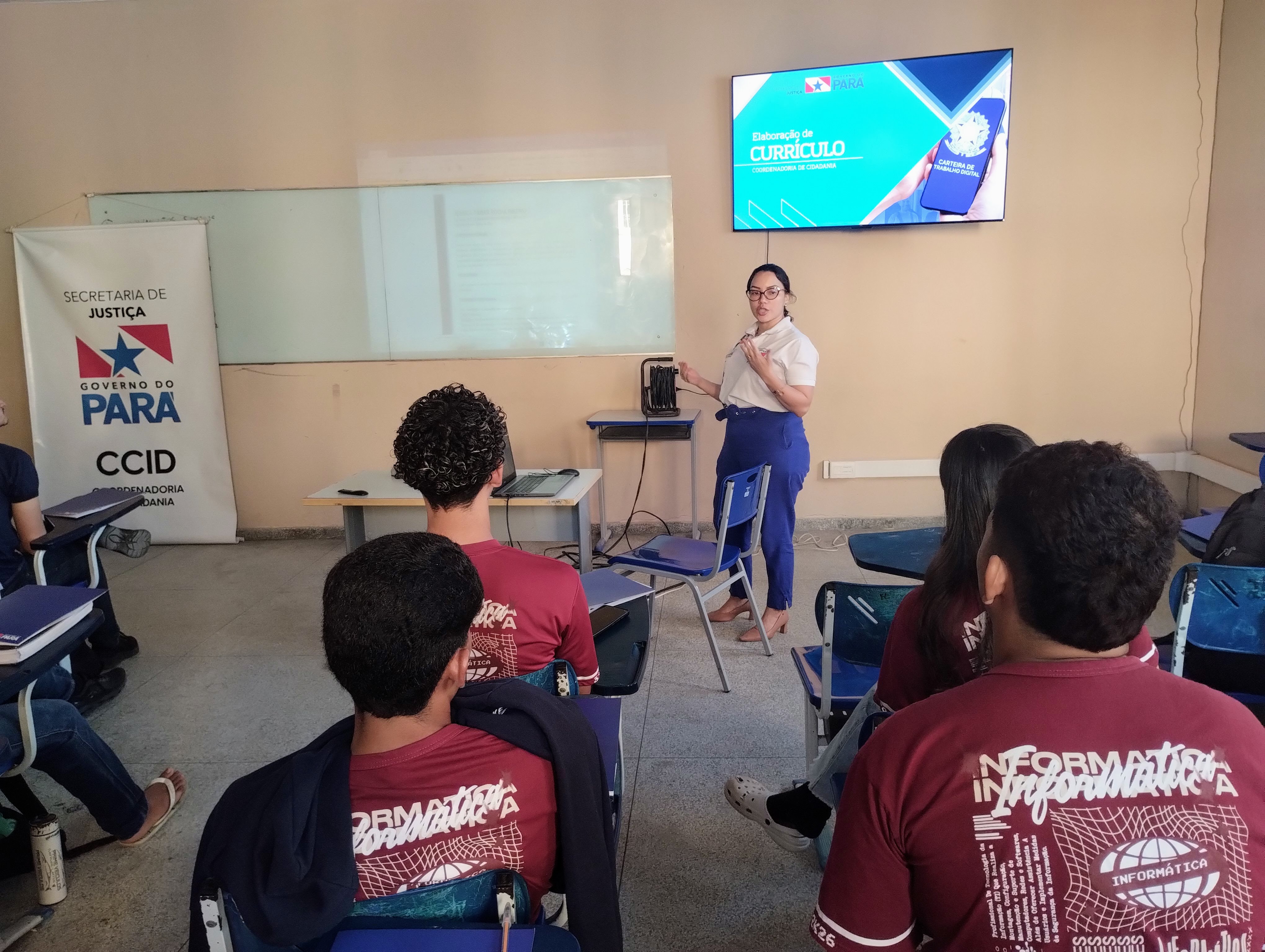 Projeto Start Cidadania na escola Vilhena Alves