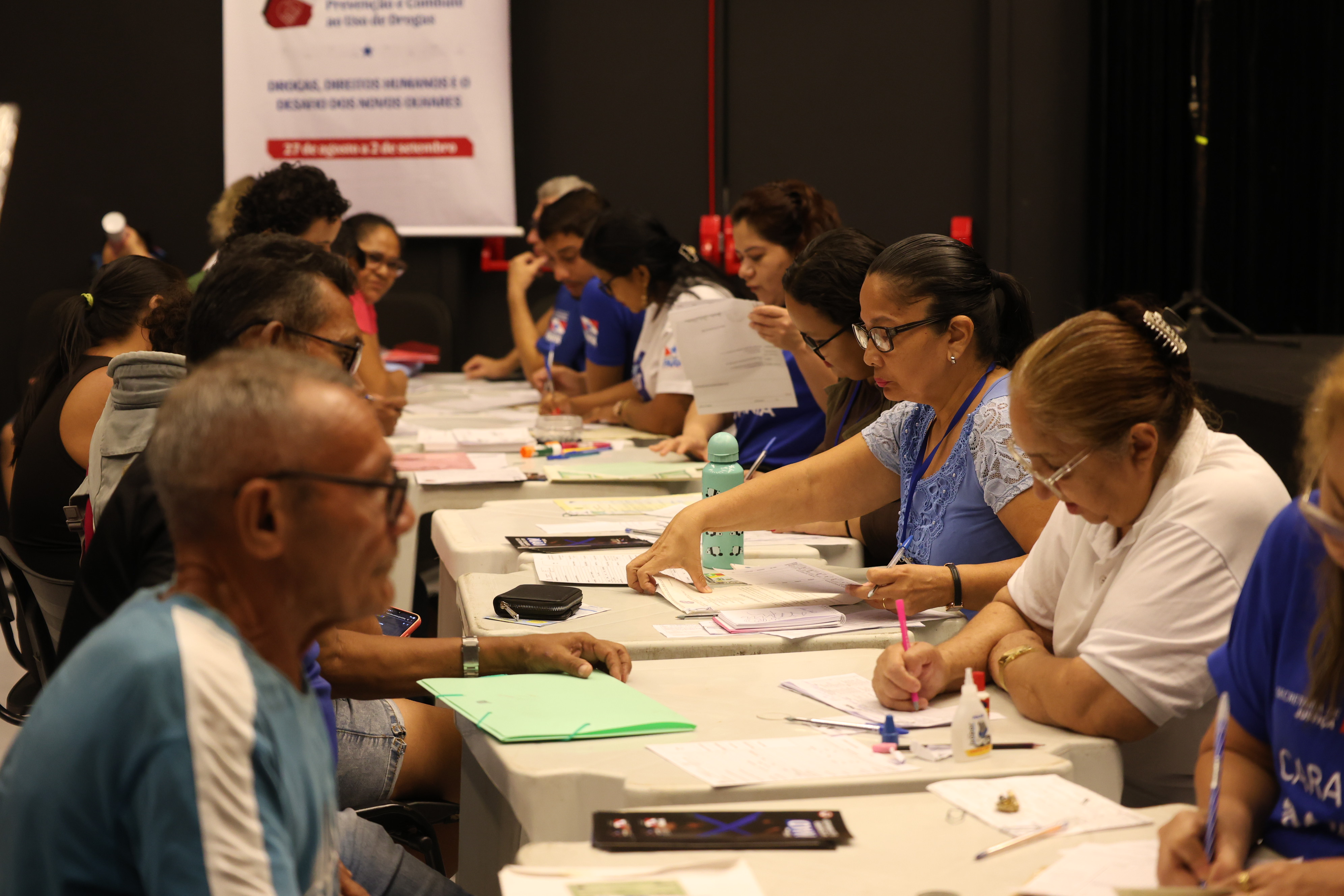 Ação da Semana Paraense de Prevenção e Combate ao Uso de Drogas na Usina da Paz Icuí-Guajará, com o tema “Esporte, saúde e cidadania”